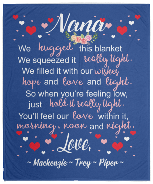 ~ Mackenzie ~ Trey ~ Piper ~  - VPM Cozy Plush Fleece Blanket - 50x60