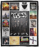 My Chemical Romance Blanket My Chemical Romance Quilt Fleece Sherpa Throw VPM Cozy Plush Fleece Blanket - 50x60