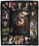 The Twilight Saga Blanket, Twilight Film Series Fleece, Sherpa Blanket VPM Cozy Plush Fleece Blanket - 50x60