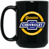 Chevrolet Mug Chevy, Automotive, Car Coffee Mug Funny Gift Black Mug Chevrolet - BM15OZ 15 oz. Black Mug