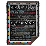 9 friends quoute WB68 Woven Blanket - 60x80