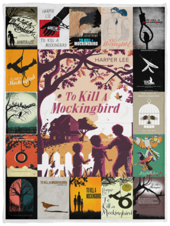To Kill a Mockingbird Blanket Harper Lee For Fan Quilt Fleece Sherpa - VPS Cozy Plush Fleece Blanket - 30x40
