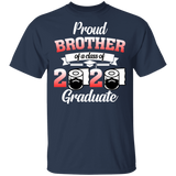 Proud Brother of A Class of 2020 Graduate T-Shirt Senior 2020 Quarantine