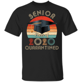 Senior Class of 2020 Quarantined T-Shirt Seniors Sunset Vintage T-Shirt