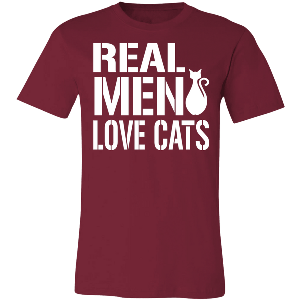 Real Men Love Cats Shirt Awesome Cats Lover T-Shirt