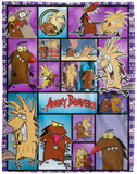 The Angry Beavers Blanket, Angry Beavers Cartoon Show Fleece, Sherpa Blanket VPL Cozy Plush Fleece Blanket - 60x80