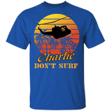 Charlie Don't Surf Vintage Retro T-Shirt Apocalypse Now - G500 Mens