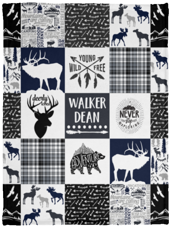Walker Dean - VPS Cozy Plush Fleece Blanket - 30x40