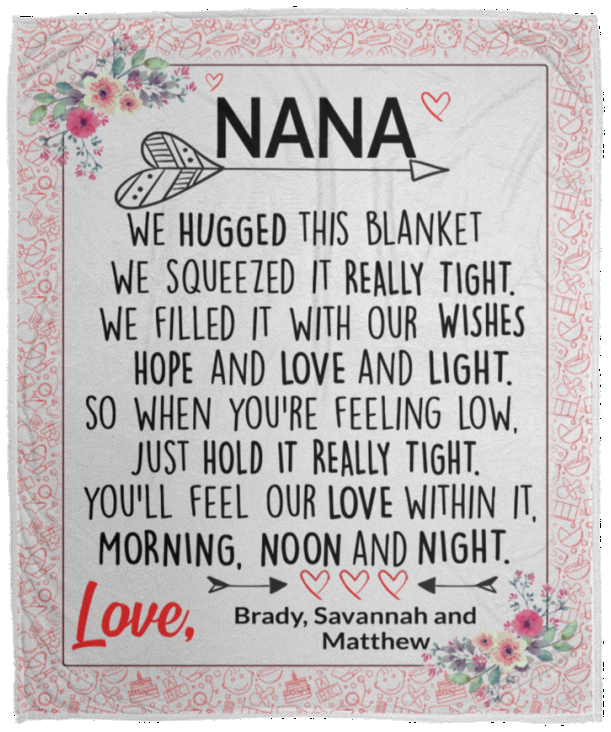 Brady, Savannah and VPM Cozy Plush Fleece Blanket - 50x60