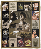 Rocky Balboa Blanket, Rocky Balboa 45th Anniversary Fleece, Sherpa Blanket VPM Cozy Plush Fleece Blanket - 50x60