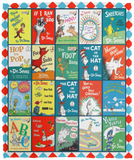 Dr.seuss Books Blanket, Dr. Seuss For Fans Fleece, Sherpa, Throw Blanket VPM Cozy Plush Fleece Blanket - 50x60