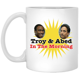 NBC TV Show Series Community Troy And & Abed In the Morning Coffee Mug Drinking 11oz