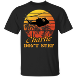 Charlie Don't Surf Vintage Retro T-Shirt Apocalypse Now - G500 Mens