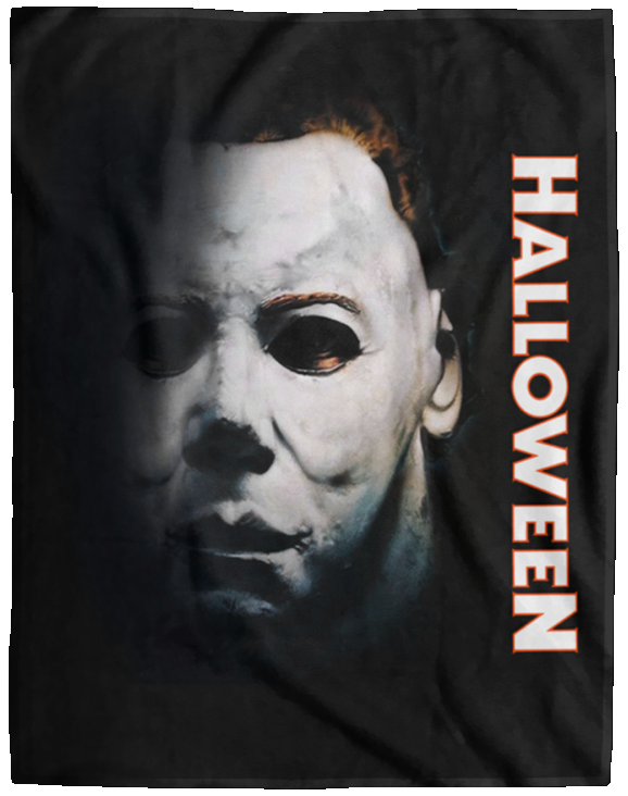 Halloween Michael Myers Ultra-Soft Warm Micro Fleece Throw Blanket Sherpa - VPL Cozy Plush Fleece Blanket - 60x80