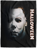 Halloween Michael Myers Ultra-Soft Warm Micro Fleece Throw Blanket Sherpa - VPL Cozy Plush Fleece Blanket - 60x80