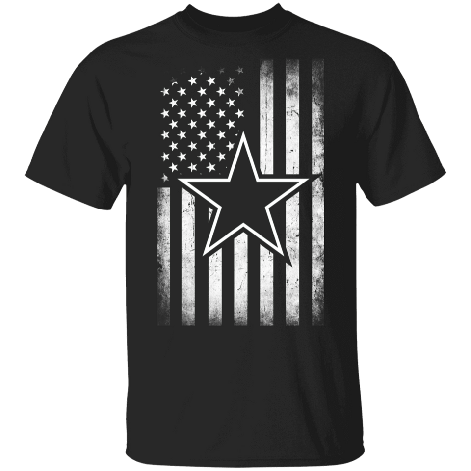 Dallas Cowboys Shirt, Cowboy Flag football Dallas Fans T-Shirt (Men's T-Shirt)
