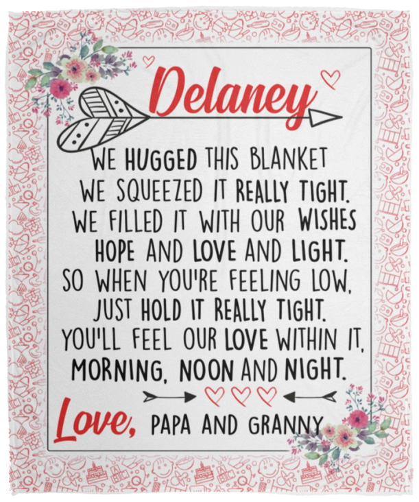 Papa and Granny - VPM Cozy Plush Fleece Blanket - 50x60