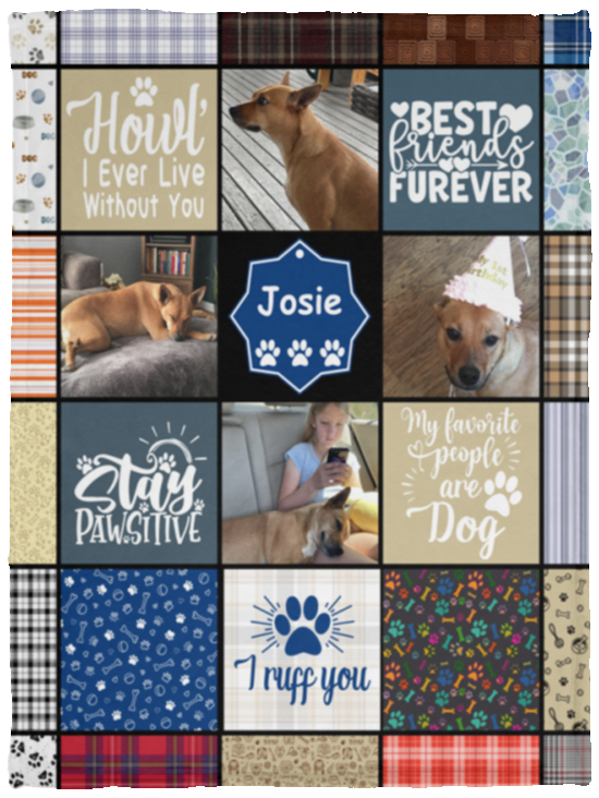 Josie - VPS Cozy Plush Fleece Blanket - 30x40