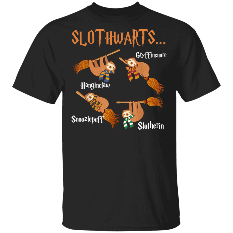 Harry Slothwarts T-Shirt, Harry Slothwarts Shirt Funny Birthday Gift Tshirt - G500 5.3 oz. T-Shirt