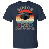 Senior Class of 2020 Quarantined T-Shirt Seniors Sunset Vintage T-Shirt
