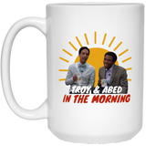 NBC TV Series Community Troy Troy and Abed in the Morning Coffee Mug Drinking 15 oz. White Mug