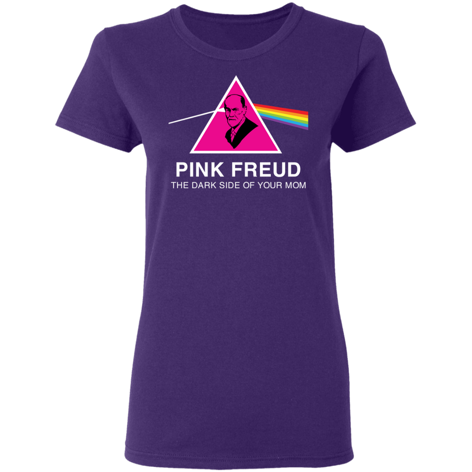 Pink Freud The Dark Side Of Your Mom T-Shirt Womens Morden
