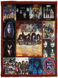Kiss Blanket, Kiss End Of The Road World Tour Fleece, Sherpa Blanket - VPS Cozy Plush Fleece Blanket - 30x40