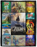 The Legend of Zelda Blanket Link - Zelda Fleece Sherpa Throw Blanket VPL Cozy Plush Fleece Blanket - 60x80