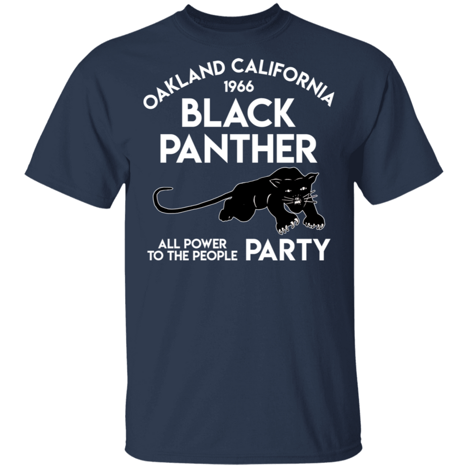 Jennifer Corrigan Mens Oakland California 1966 Black Panther Party Tshirt T-Shirt T Shirt