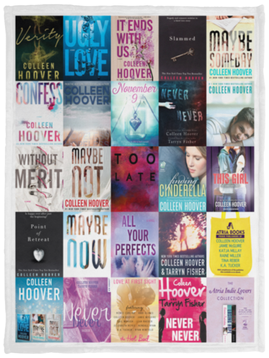 Colleen Hoover Blanket Colleen Hoover For Fans Quilt Fleece Sherpa Warm and Soft VPS Cozy Plush Fleece Blanket - 30x40