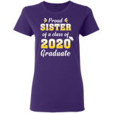 Proud Mom of A Class of 2020 Graduate Shirt Senior 2020 Quarantined