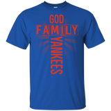 Funny Yankees T Shirt, Men's New York Yankees Tshirt, God Family Yankees G200 Gildan Ultra Cotton T-Shirt