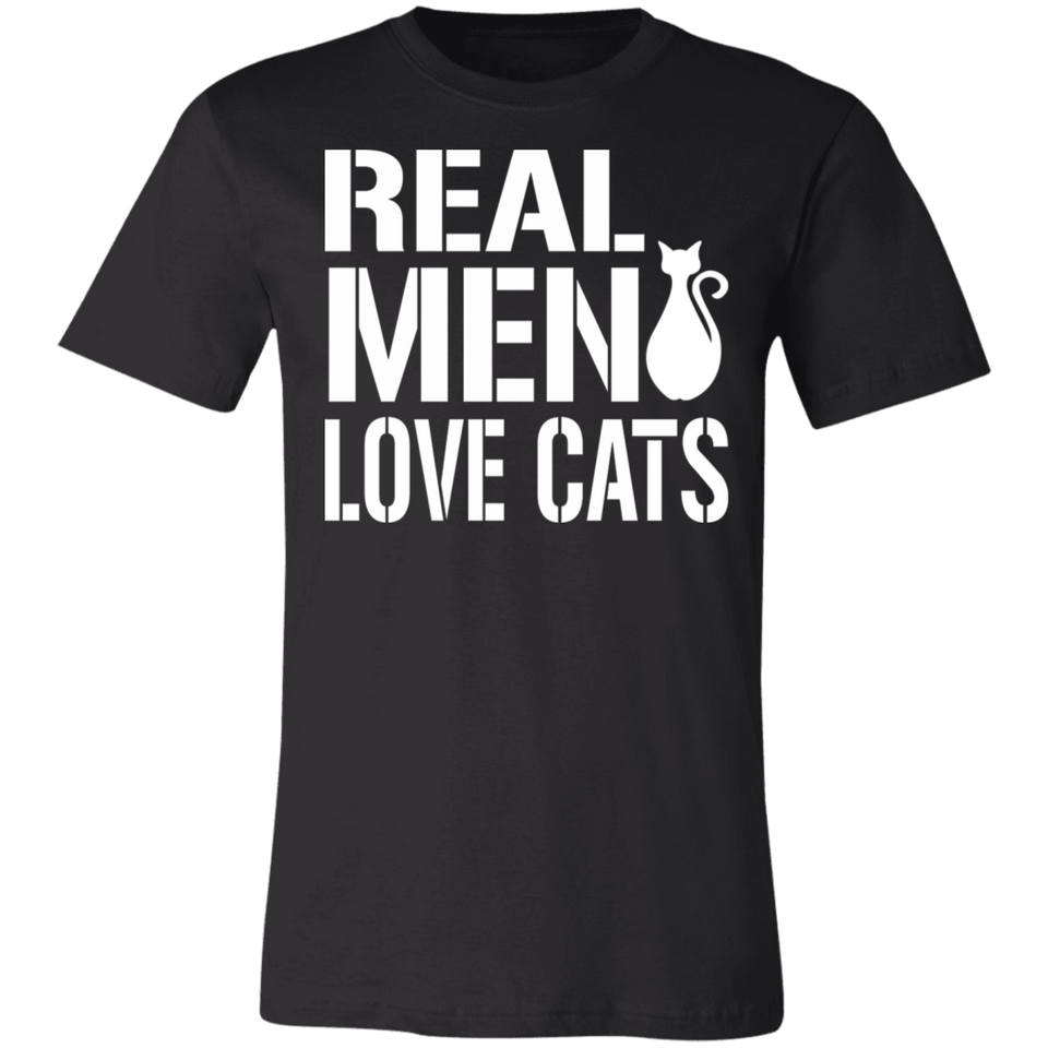 Real Men Love Cats Shirt Awesome Cats Lover T-Shirt