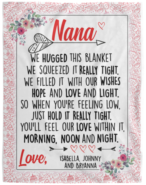 Isabella Johnny and Bryanna - VPL Cozy Plush Fleece Blanket - 60x80
