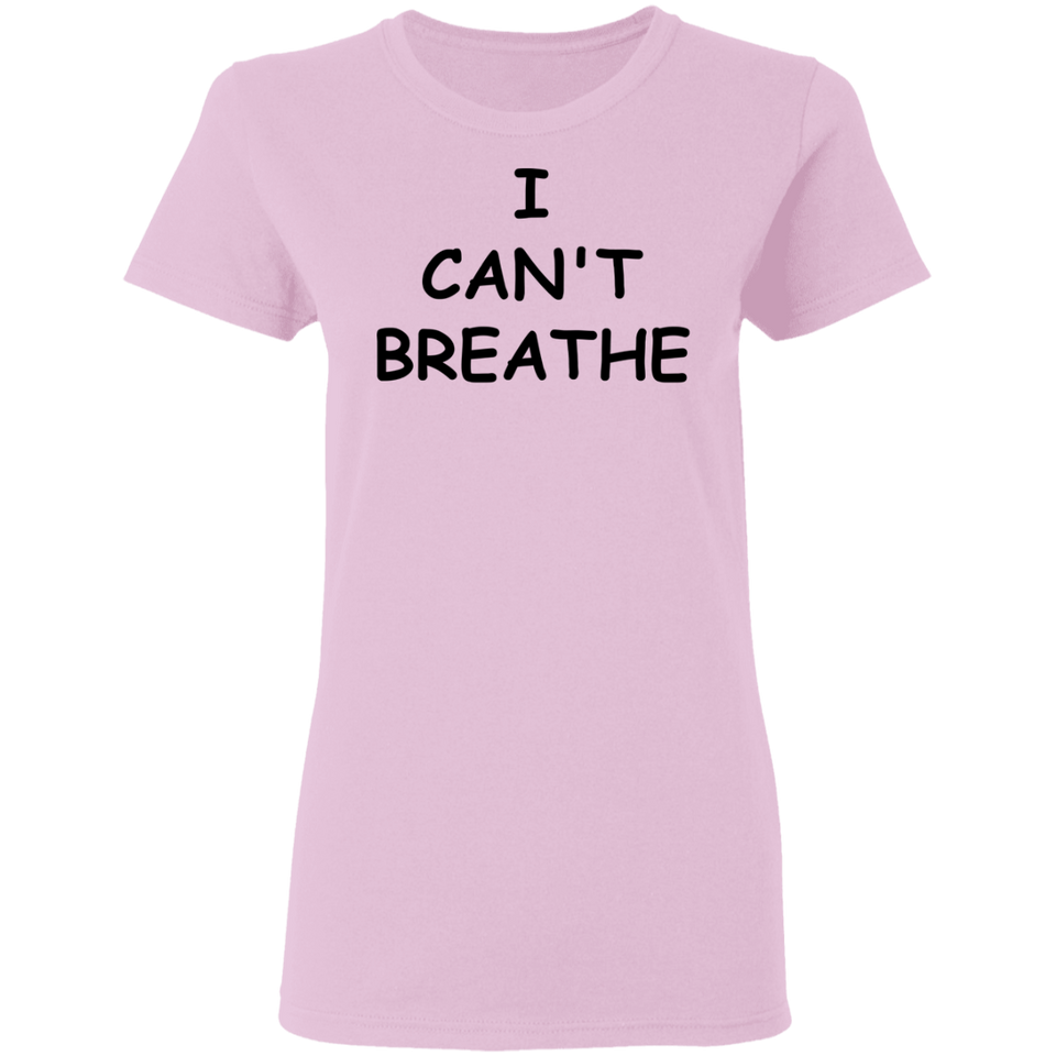 I Cant Breathe Mens Shirts Protest Tees Black Lives Matter END Police Brutality Now