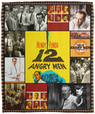 12 Angry Men 1957 Movie Blanket 12 Angry Men Quilt Fleece Sherpa VPM Cozy Plush Fleece Blanket - 50x60