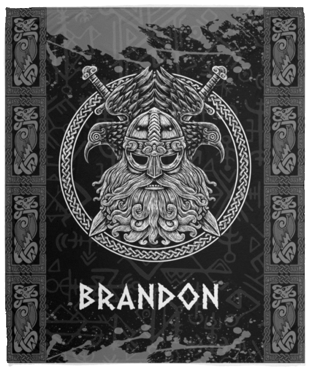 BRANDON - VPM Cozy Plush Fleece Blanket - 50x60