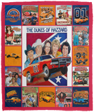 The Dukes Of Hazzard Blanket, The Dukes of Hazzard TV Series Fleece Blanket VPM Cozy Plush Fleece Blanket - 50x60