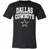 Dallas Cowboys Shirt T-Shirt Football Jersey Decal Flag Gear Mens Womens Apparel 3001C Unisex Jersey Short-Sleeve T-Shirt