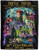 Hocus Pocus Blanket Hocus Pocus 28Th Anniversary 1993 - 2021 Quilt Fleece Sherpa VPL Cozy Plush Fleece Blanket - 60x80