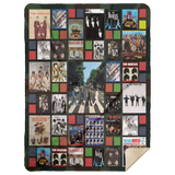 The Beatles Blanket, The Beatles Fleece, Sherpa Blanket Album For Fans  - MSHL Premium Mink Sherpa Blanket 60x80