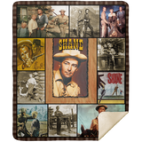 Shane 1953 Movie Blanket Classic Movies Quilt Fleece Sherpa - MSHM Premium Mink Sherpa Blanket 50x60