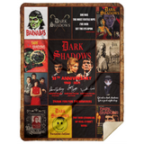 Dark Shadows TV Series Blanket, 55th Anniversary Fleece, Sherpa Blanket - MSHL Premium Mink Sherpa Blanket 60x80