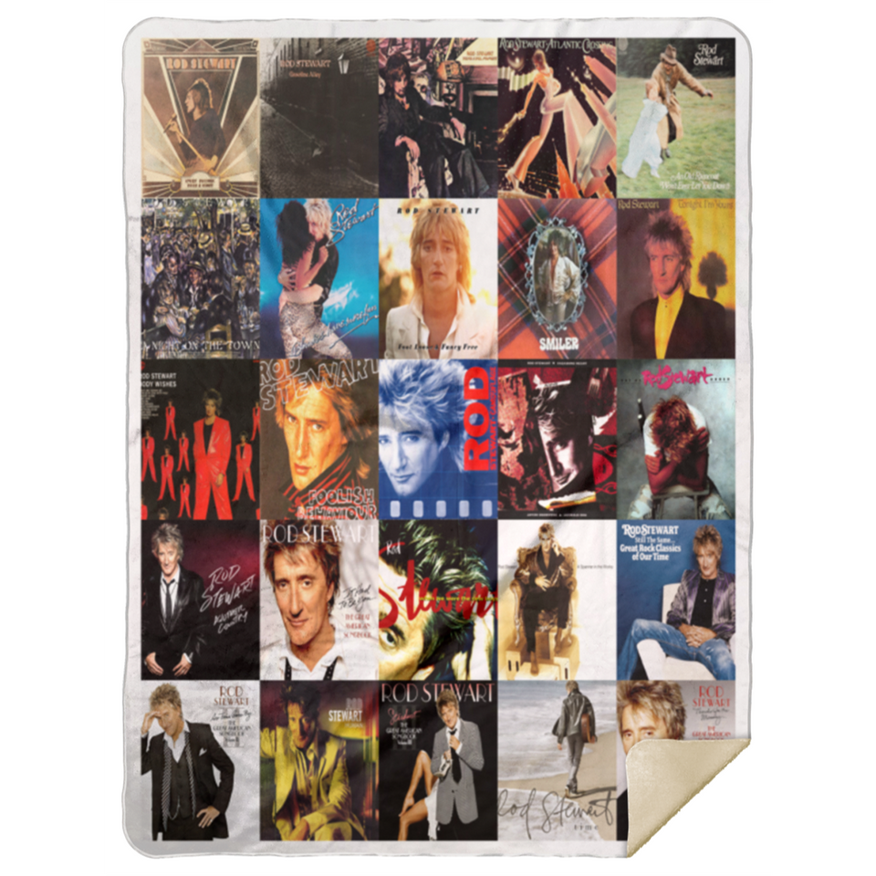 Rod Stewart Blanket Rod Stewart For Fans Quilt Fleece Sherpa MSHL Premium Mink Sherpa Blanket 60x80