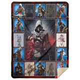 Assassin's Creed Blanket, Assassin's Creed Movie Fleece, Sherpa Blanket MSHL Premium Mink Sherpa Blanket 60x80