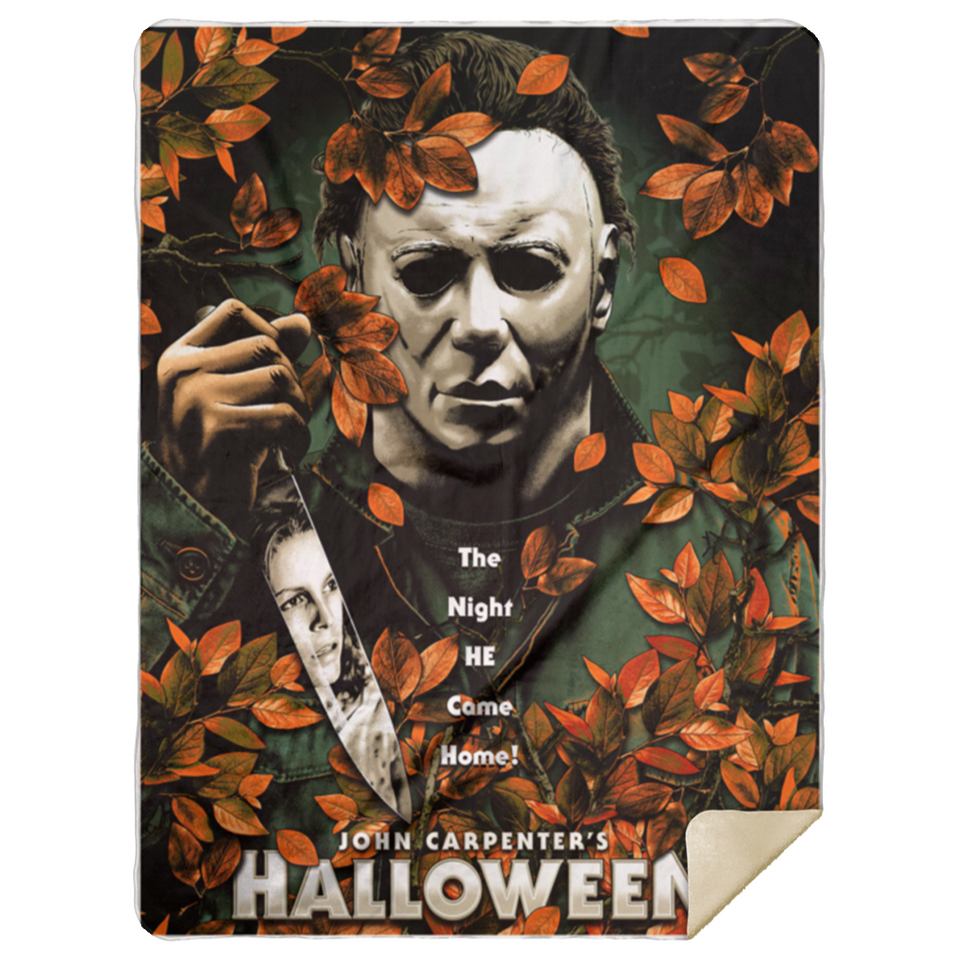 Halloween Michael Myers Ultra-Soft Warm Micro Fleece Throw Blanket Sherpa D7 - MSHL Premium Mink Sherpa Blanket 60x80
