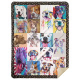 Pitbull Blanket, Gift Idea For Dog Lovers Fleece, Sherpa Blanket MSHL Premium Mink Sherpa Blanket 60x80
