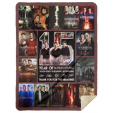 Supernatural 15 Years 3D Quilt Blanket Fleece Sherpa Throw Blanket Quilt - MSHL Premium Mink Sherpa Blanket 60x80
