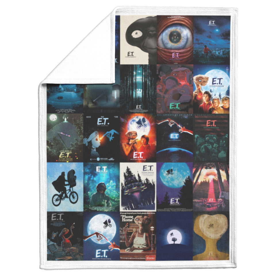 E.T. The Extra-Terrestrial Blanket, Henry Thomas Quilt copy