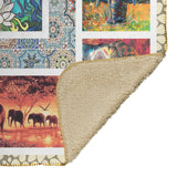Elephant Blanket, Elephants Indian, Elephant Colorful